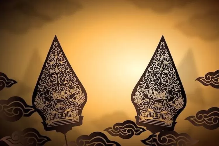 Ilustrasi Gunungan Wayang sebagai simbol kehidupan